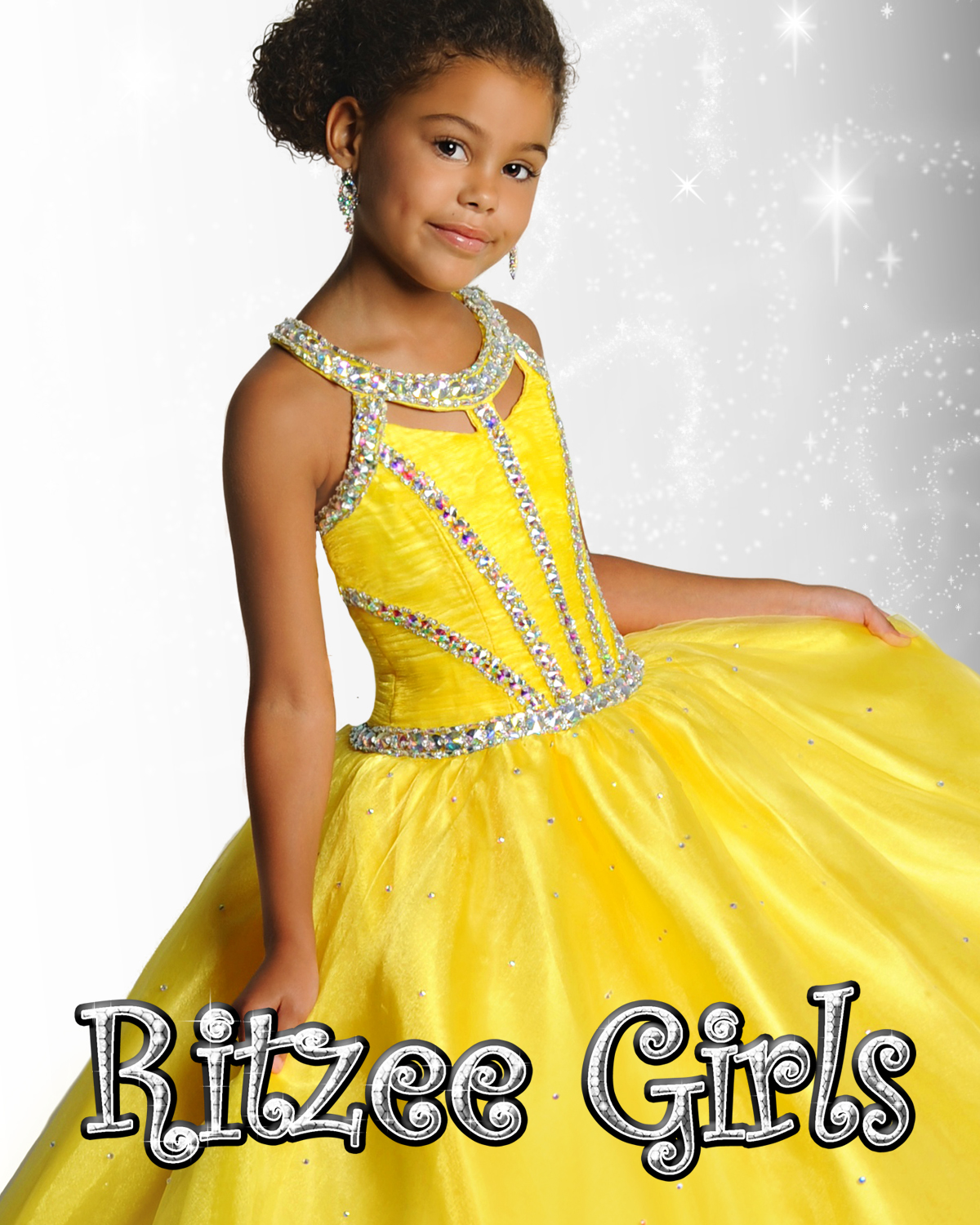 Used ritzee hot sale girl pageant dresses